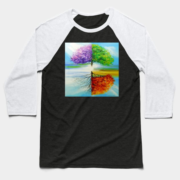 Tree of life Baseball T-Shirt by OLHADARCHUKART